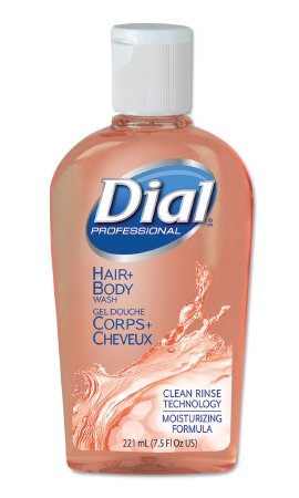 Picture of Shampoo and Body Wash Dial® Professional 7.5 oz. Flip Top Bottle Peach ScentDIA04014
