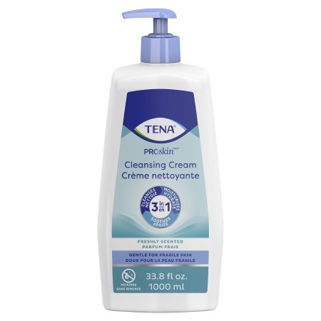 Picture of Rinse-Free Body Wash TENA® ProSkin™ Cream 33.8 oz. Pump Bottle Mild Scent64435