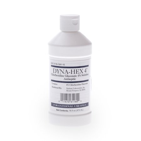 Picture of Surgical Scrub Solution Dyna-Hex 4® 16 oz. Bottle 4% Strength CHG (Chlorhexidine Gluconate) NonSterile1061DYN16MED