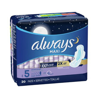 Picture of Feminine Pad Always® Maxi / Overnight Heavy Absorbency03700017902