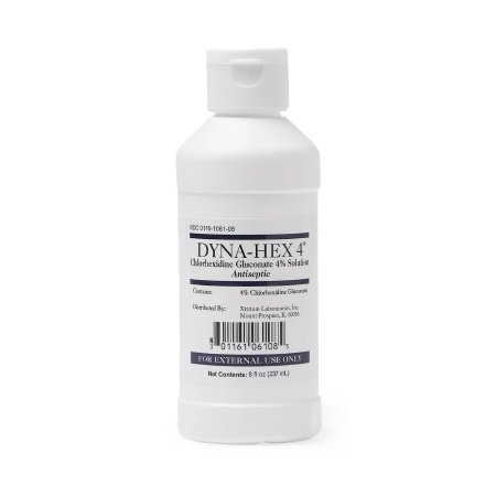 Picture of Surgical Scrub Solution Dyna-Hex 4® 8 oz. Bottle 4% Strength CHG (Chlorhexidine Gluconate) NonSterile1061DYN08