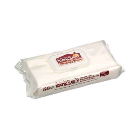 Picture of Personal Wipe Tranquility® Soft Pack Aloe / Vitamin E / Chamomile Unscented 50 Count3121