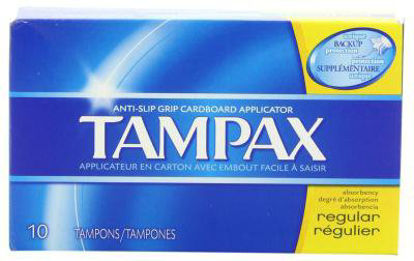 Picture of Tampon Tampax® Regular Absorbency Cardboard Applicator Retail Box07301021409