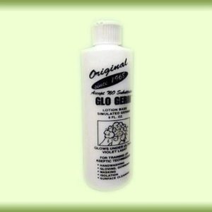 Picture of Germ Simulator Glo Germ™ 8 oz. Bottle Glo Germ White Powder / Purified Water NonSterileGGG80