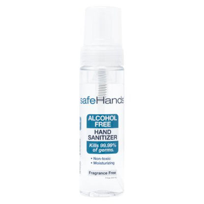 Picture of Alcohol-Free Hand Sanitizer safeHands® 7 oz. BZK (Benzalkonium Chloride) Foaming Pump BottleSHU-7-12