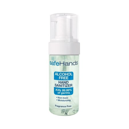 Picture of Alcohol-Free Hand Sanitizer safeHands® 1.75 oz. BZK (Benzalkonium Chloride) Foaming BottleSHC-1.75-24
