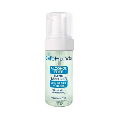 Picture of Alcohol-Free Hand Sanitizer safeHands® 1.75 oz. BZK (Benzalkonium Chloride) Foaming BottleSHC-1.75-24
