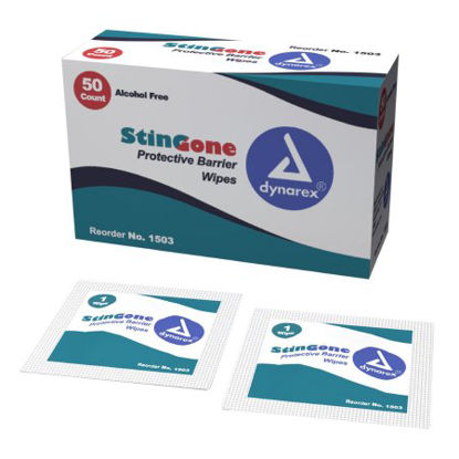 Picture of Skin Barrier Wipe StingGone™ 20% Strength Polyaminopropyl Biguanide Individual Packet NonSterile1503