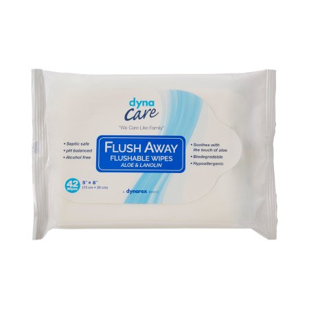 Picture of Flushable Personal Wipe Flush Away Junior Soft Pack Aloe / Lanolin Scented 12 Count1324