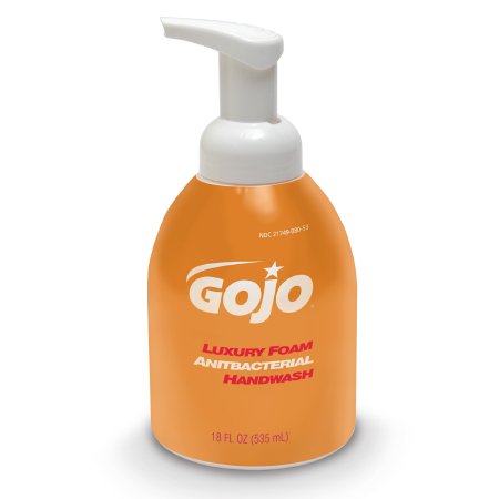 Picture of Antibacterial Soap GOJO® Luxury Foaming 18 oz. Pump Bottle Orange Blossom Scent5762-04