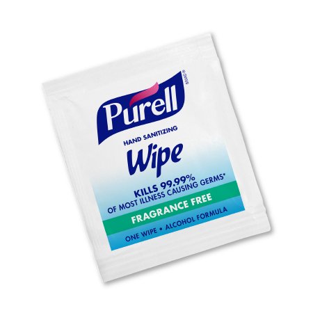 Picture of Hand Sanitizing Wipe Purell® 100 Count Ethyl Alcohol Wipe Individual Packet9022-10
