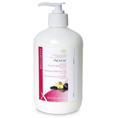 Picture of Hand and Body Moisturizer PROVON® 16 oz. Pump Bottle Unscented Lotion CHG Compatible4235-12