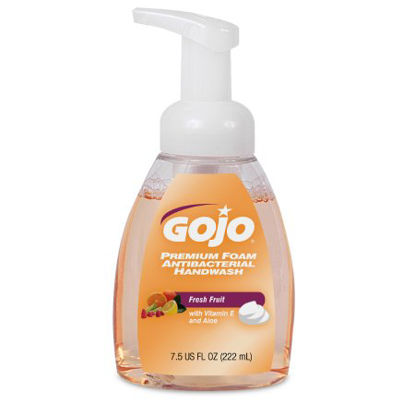 Picture of Antibacterial Soap GOJO® Premium Foaming 7.5 oz. Pump Bottle Fresh Fruit Scent5710-06