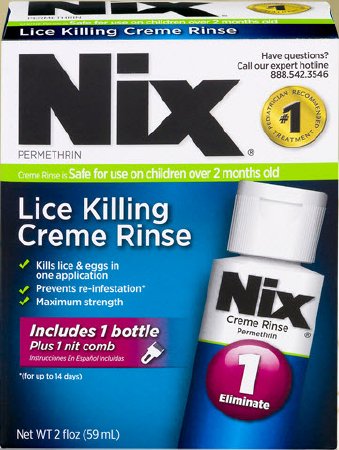 Picture of Lice Treatment Kit Nix® 2 oz. Flip Top Bottle Scented63736002403