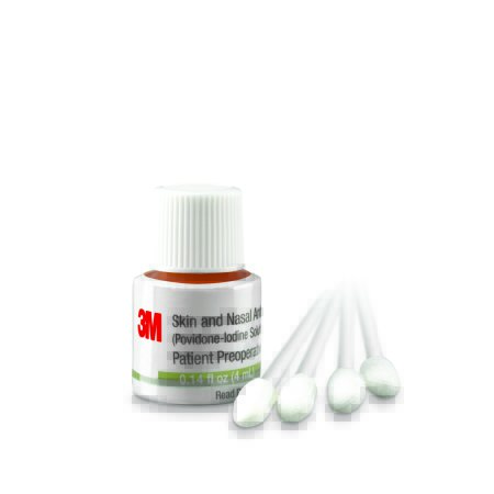 Picture of Skin and Nasal Antiseptic 3M™ 4 mL Bottle 5% Strength Povidone-Iodine NonSterile192401