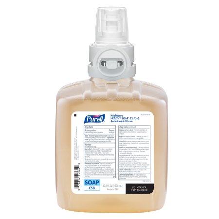 Picture of Antimicrobial Soap Purell® Healthy Soap™ Foaming 1,200 mL Dispenser Refill Bottle Unscented7881-02