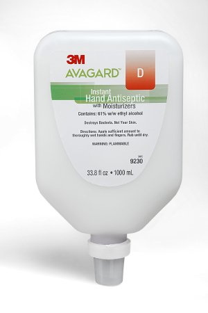 Picture of Hand Sanitizer 3M™ Avagard™ D 1,000 mL Ethyl Alcohol Gel Dispenser Refill Bottle9230