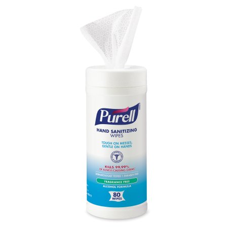 Picture of Hand Sanitizing Wipe Purell® 80 Count Ethyl Alcohol Wipe Canister9030-12