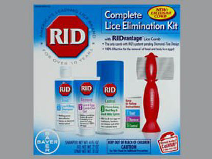 Picture of Lice Treatment Kit Rid® 2 oz. / 3 oz. / 4 oz. Bottle / Aerosol Can / Tube Scented16500050492
