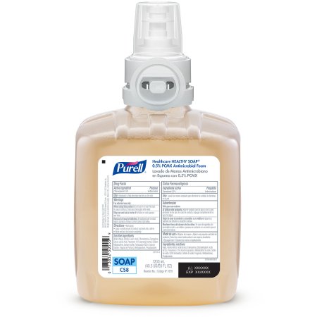 Picture of Antimicrobial Soap Purell® Healthy Soap™ Foaming 1,200 mL Dispenser Refill Bottle Floral Scent7878-02