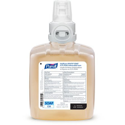 Picture of Antimicrobial Soap Purell® Healthy Soap™ Foaming 1,200 mL Dispenser Refill Bottle Floral Scent7878-02