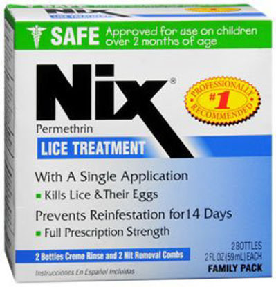 Picture of Lice Treatment Kit Nix® 2 oz. Flip Top Bottle Scented63736012003