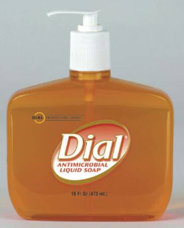 Picture of Antimicrobial Soap Dial® Gold Liquid 16 oz. Pump Bottle ScentedDIA80790CT