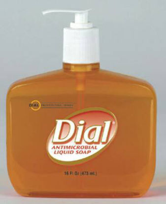 Picture of Antimicrobial Soap Dial® Gold Liquid 16 oz. Pump Bottle ScentedDIA80790CT