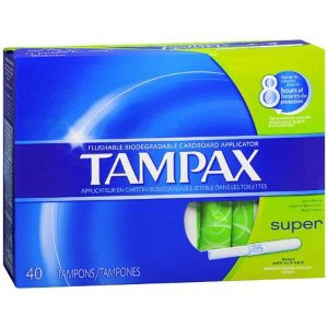 Picture of Tampon Tampax® Super Absorbency Cardboard Applicator Retail Box07301032110