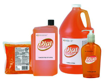 Picture of Antimicrobial Soap Dial® Professional Liquid 7.5 oz. Pump Bottle Floral ScentDIA84014CT