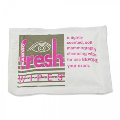 Picture of Mammography Wipe Freshwipes™ Individual Packet Water / Alcohol / Potassium Sorbate Scented 50 CountMAMWIPE