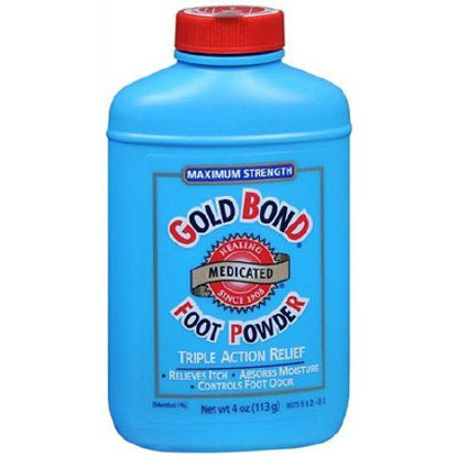 Picture of Foot Powder Gold Bond® 4 oz. Menthol Scent Shaker Bottle Menthol / Zinc Oxide41167001704