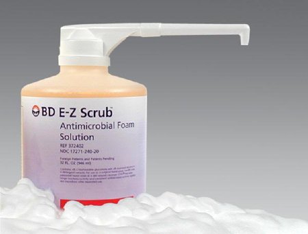 Picture of Surgical Scrub Solution E-Z Scrub™ 32 oz. Foot Pump Bottle 4% Strength CHG (Chlorhexidine Gluconate) NonSterile372402
