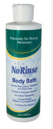 Picture of Rinse-Free Body Wash No Rinse® Body Bath Liquid 8 oz. Bottle Scented07524400900