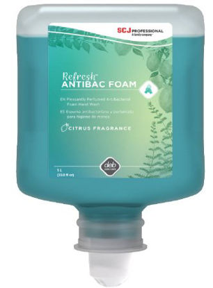 Picture of Antibacterial Soap Refresh™ AntiBac Foam Foaming 1,000 mL Dispenser Refill Bottle Citrus ScentANT1L