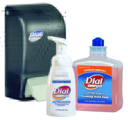 Picture of Antibacterial Soap Dial® Professional Foaming 7.5 oz. Pump Bottle Floral ScentDIA81075