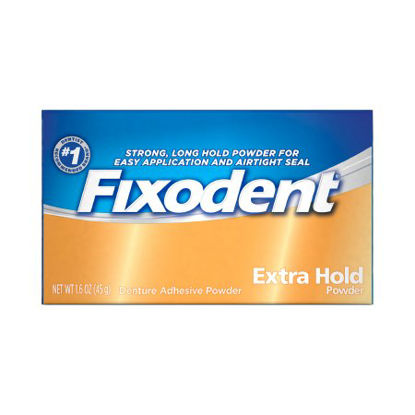 Picture of Denture Adhesive Fixodent® Extra Hold Powder 1.6 oz.07666072536