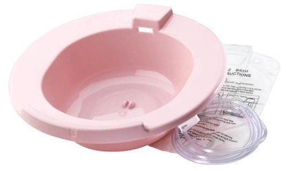 Picture of Sitz Bath Carex® Round Dusty Rose PolypropyleneFGP70800 0000
