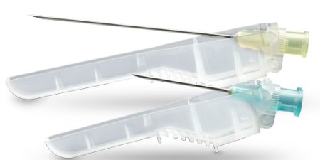 Picture of Hypodermic Needle SurGuard3™ Hinged Safety Needle 23 Gauge 1-1/2 Inch LengthSG3-2338