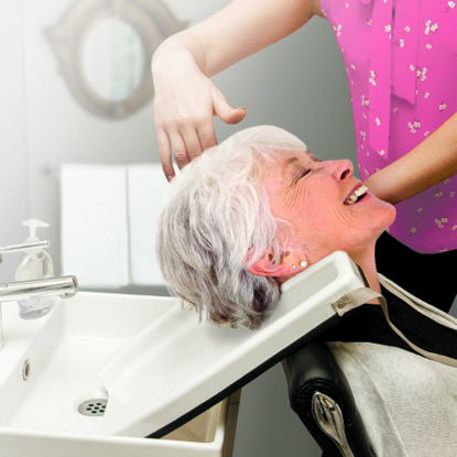 Picture of Shampoo Tray Jobar International 1-3/4 X 13 X 17-3/4 Inch WhiteJB4722