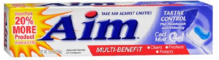 Picture of Toothpaste Aim™ Cool Mint Flavor 5.5 oz. Tube03320000064