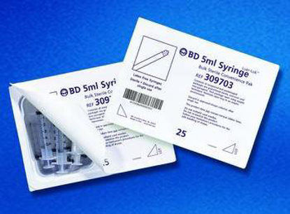 Picture of Pharmacy Tray BD™ 3 mL Convenience Tray Luer Slip Tip Without Safety309702