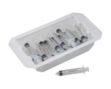 Picture of Pharmacy Tray Monoject™ 20 mL Convenience Tray Luer Lock Tip Without Safety8881520251