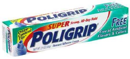 Picture of Denture Adhesive Super Poligrip® Free Cream 2.4 oz.31015806204