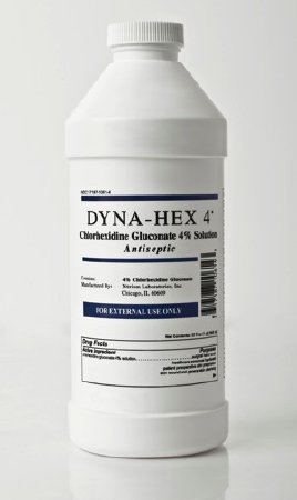 Picture of Surgical Scrub Solution Dyna-Hex 4® 32 oz. Bottle 4% Strength CHG (Chlorhexidine Gluconate) NonSterile1061DYN32P