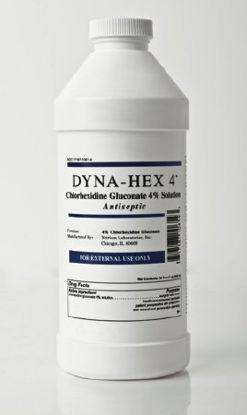 Picture of Surgical Scrub Solution Dyna-Hex 4® 32 oz. Bottle 4% Strength CHG (Chlorhexidine Gluconate) NonSterile1061DYN32P