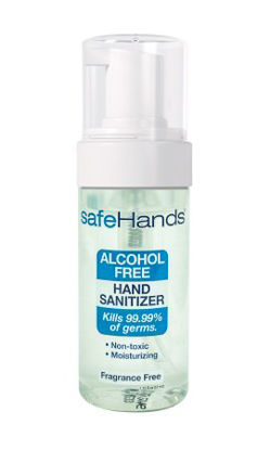 Picture of Alcohol-Free Hand Sanitizer safeHands® 1.75 oz. BZK (Benzalkonium Chloride) Foaming BottleSHU-1.75-24