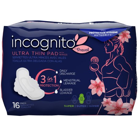 Picture of Feminine Pad incognito® by Prevail Ultra Thin with Wings Super AbsorbencyPVH-416