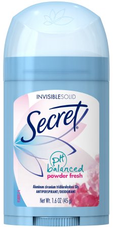 Picture of Antiperspirant / Deodorant Secret® Solid 1.6 oz. Powder Fresh Scent03700012331