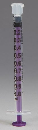 Picture of Enteral Feeding / Irrigation Syringe Monoject™ 1 mL Bulk Pack Enfit Tip Without Safety8881101015